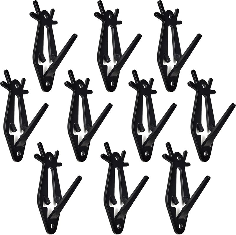 VMSIXVM European Deer Skull Mount Hanger, Euro Wall Mount Hanger for Deer Head, Pronghorn and Other Smaller Animals, Skull Wall Hooker with Easy Installation Kit for Indoor Outdoor - Image 1